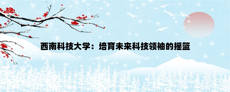 西南科技大学：培育未来科技领袖的摇篮