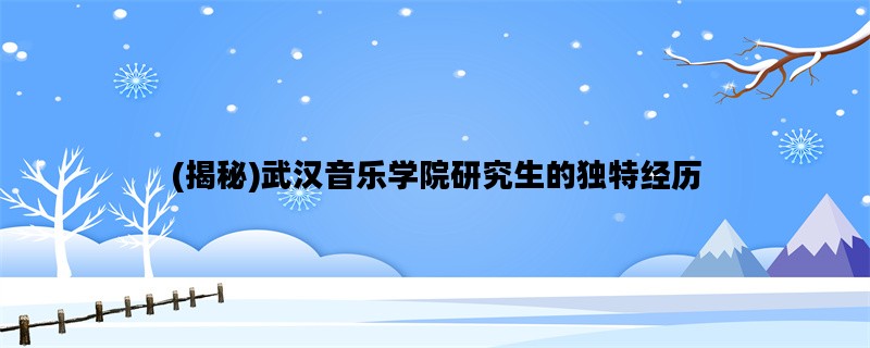 (揭秘)武汉音乐学院研究