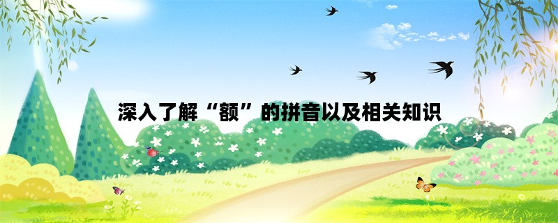 深入了解“额”的拼音以及相关知识