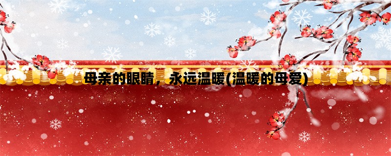 母亲的眼睛，永远温暖(温暖的母爱)